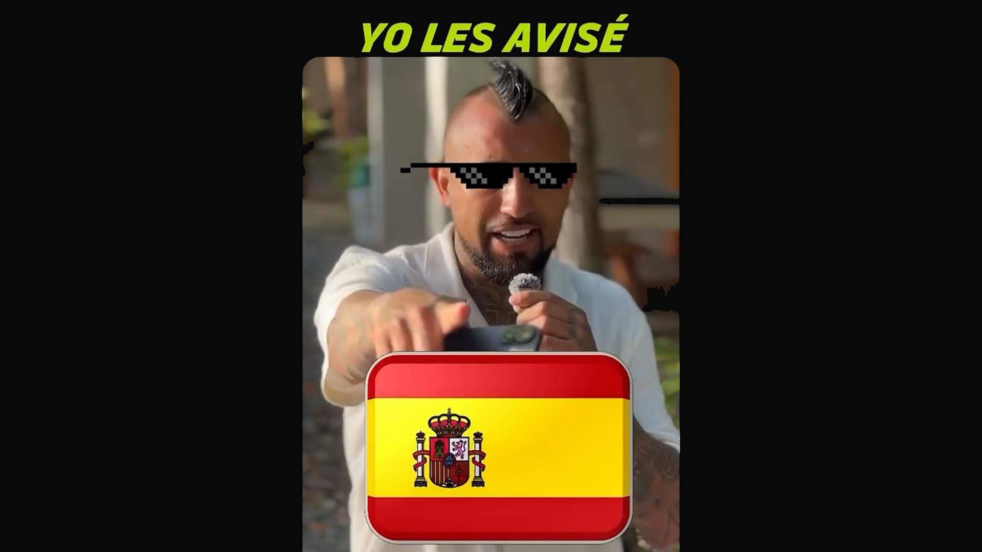Arturo Vidal predijo que España ganaría la Copa del Mundo