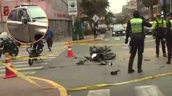 Conductor de camioneta involucrada en el choque donde murió un motociclista de 19 años en Lince fue llevado a la comisaría para diligencias