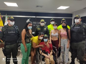 Brayan Esneider Martínez y su