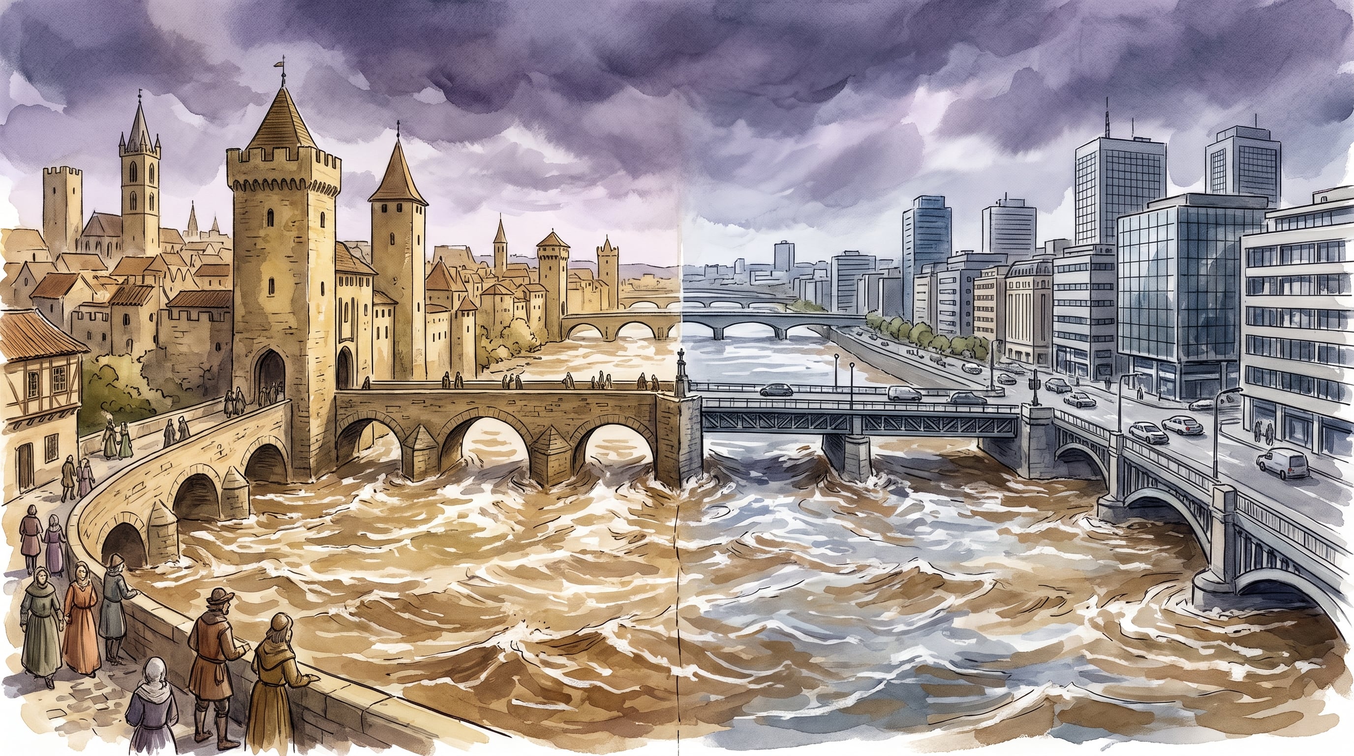 El hallazgo advirtió que la gestión del riesgo hídrico en Europa podría no estar preparada para secuencias de inundaciones extremas en rápida sucesión. (Imagen Ilustrativa Infobae)