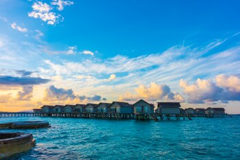 Maldivas destaca por sus aguas