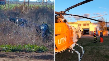 Tragedia en Santa Fe: dos jóvenes murieron y otros cuatro resultaron heridos tras volcar en la ruta 26