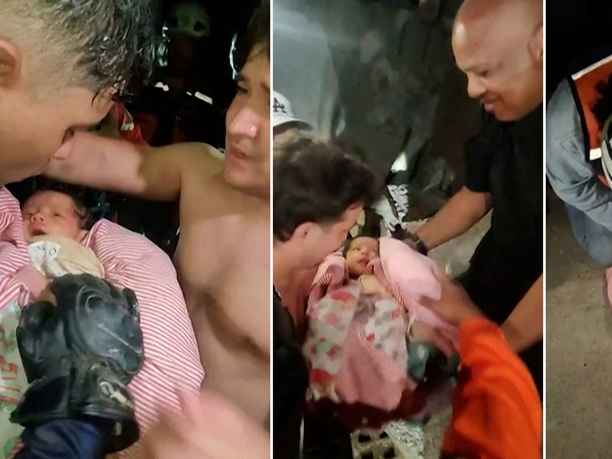 Milagro bajo los escombros: rescataron a un bebé recién nacido tras estar atrapado 32 horas en Venezuela - Infobae