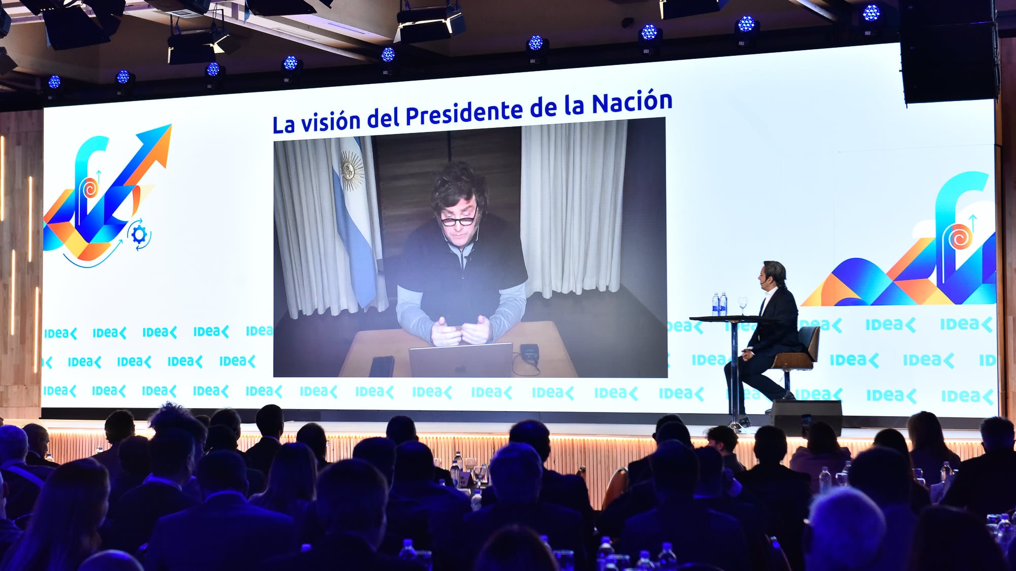 Javier Milei en el Coloquio de IDEA