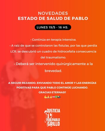 El comunicado de la familia