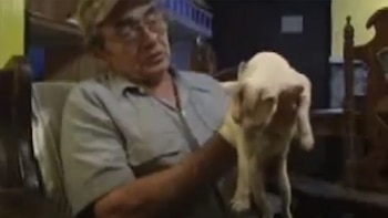 Jake Perry con uno de