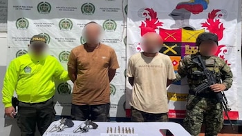 Fueron capturados dos presuntos integrantes