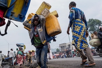 Civiles desplazados internos de los