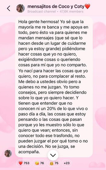 "Nací para hacer las cosas