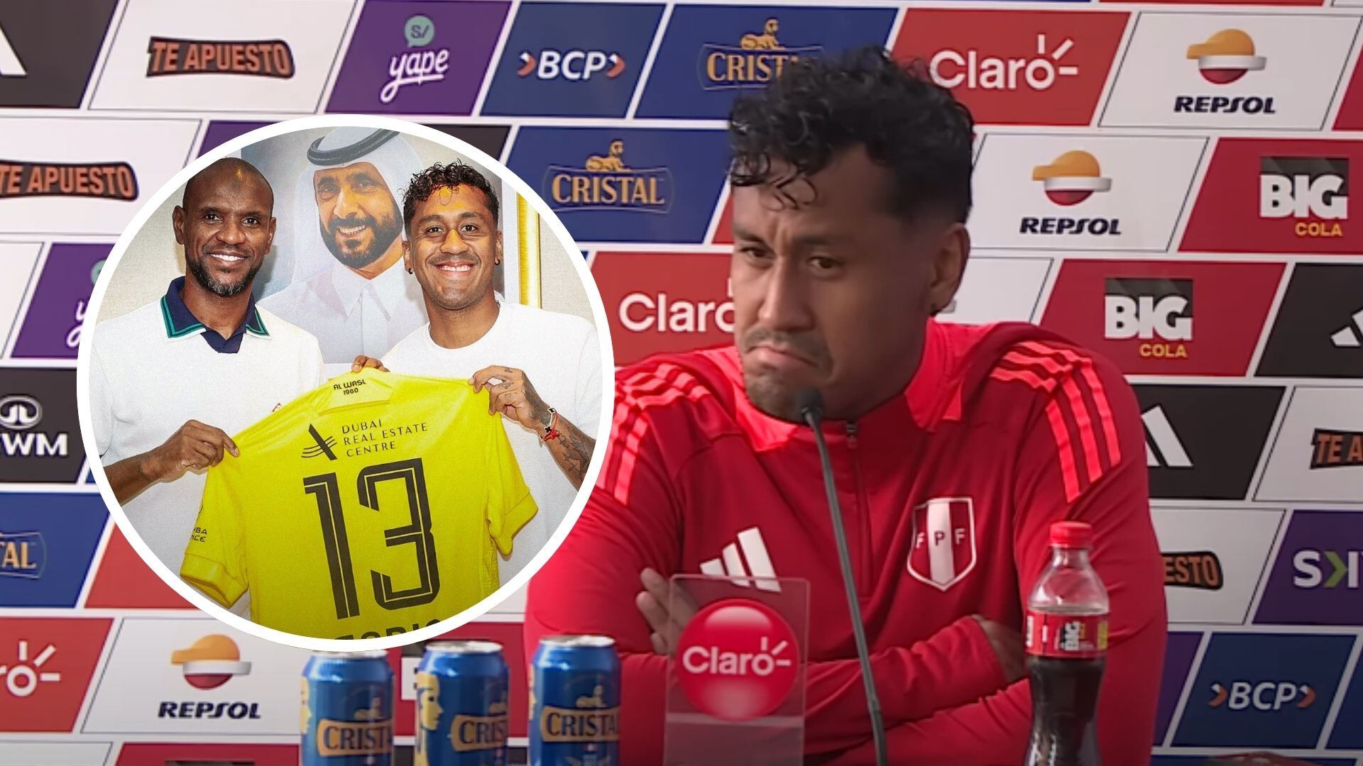 Renato Tapia sorprendido y minimizó críticas sobre su fichaje a club de Emiratos Árabes.