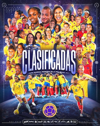 Colombia sacó pasaje a la Copa del Mundo 2027. Crédito: Selección Colombia Femenina.