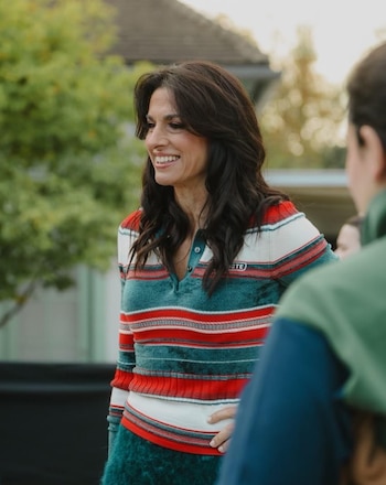 Gaby Sabatini en la Semana de la Moda en París