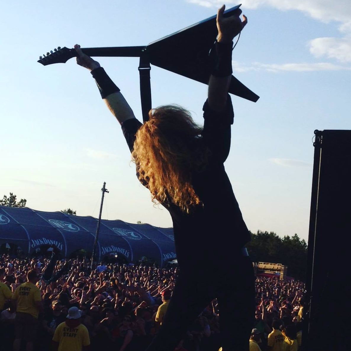 El guitarrista fue expulsado de Metallica un año antes de la publicación del disco Ride the Lightning, aunque conservó crédito compositivo en el tema (Foto: Instagram @DaveMustaine)