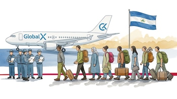 El Gobierno de Nicaragua admite a 116 extranjeros deportados desde Estados Unidos sin un convenio público