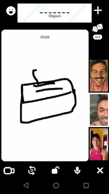 El juego Pictionary, en una