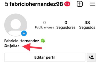 Resultado de utilizar Meta Tags en una cuenta de Instagram. (foto: Instagram)