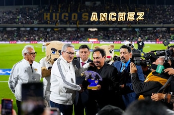 Pumas homenaje Hugo Sánchez Ciudad Universitaria UNAM