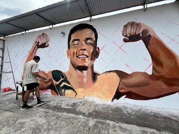 Mural de José Ochoa en Moyobamba. Crédito: Instagram José Ochoa.