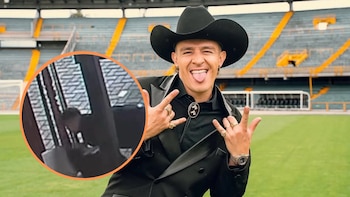 Accidente en la casa de Luis Alfonso dejó un herido: el cantante compartió el video registrado en las camaras de seguridad