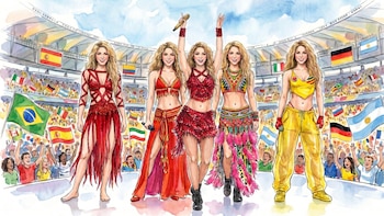 La historia de Shakira en los eventos deportivos: la colombiana suma otra gran cita deportiva con la inauguración del Mundial 2026