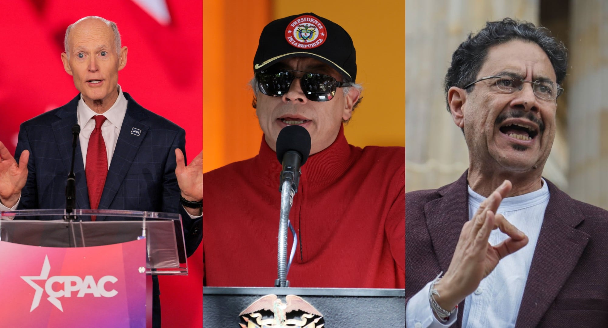 Rick Scott, senador estadounidense, cuestionó el llamado de Iván Cepeda y Gustavo Petro a una desobediencia civil: “Solo les importa el poder”