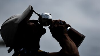 Una peregrinación azul y oro