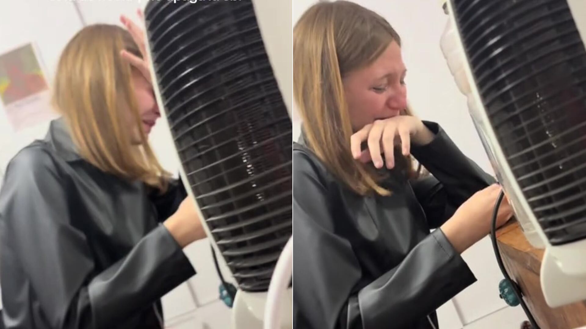 Entre lágrimas e ironía, Anto lanzó la frase “Bueno, dame la campera me voy con el otro”, que se transformó en el momento más viral del clip (TikTok)