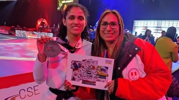 Angélica Espinoza ganó medalla de