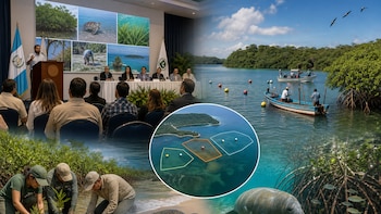 El Consejo Nacional de Áreas Protegidas de Guatemala presenta acciones climáticas en el congreso nacional de Puerto Barrios