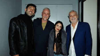 Lali Espósito visitó a Pedro Aznar y David Lebón en los camarines antes del regreso de Serú Girán: “Lo vamos a disfrutar”
