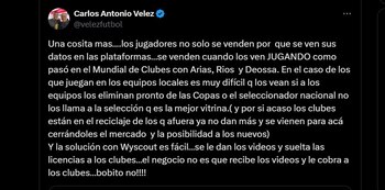 Carlos Antonio Vélez salió en