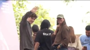 El romántico gesto de Maia Reficco a Franco Colapinto en público previo a su exhibición en Buenos Aires