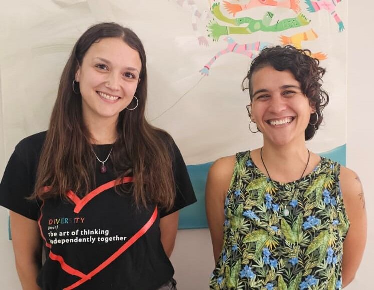 Lucía Maza y Pilar Talavan trabajan en dupla pedagógica como maestras de tercer grado en el Colegio Aletheia de CABA.