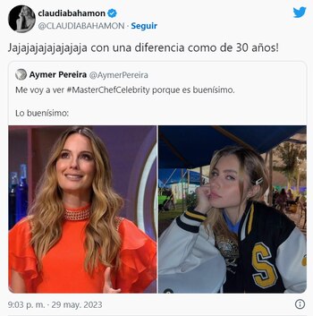 La presentadora le respondió en