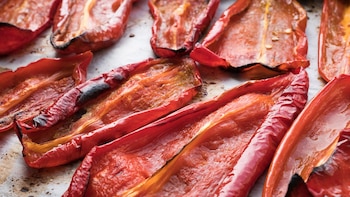 Los pimientos asados son versátiles