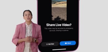 iPhone 16 con SOS llamadas