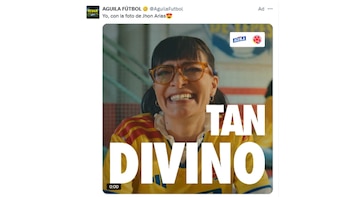 Memes tras el primer gol de John Arias - crédito @AguilaFutbol/X