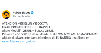 A través de su cuenta