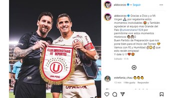 La publicación de Aldo Corzo,