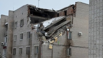 Una explosión derrumbó un edificio