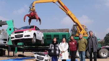 Gobierno CDMX inicia chatarrización de