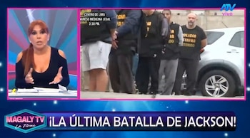 Magaly Medina sorprende al defender a Jackson Mora: “Me pongo en los zapatos de estas personas”. Captura: Magaly TV La Firme.