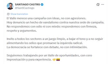 Castro hizo un llamado a