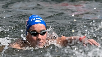 La española Paula Otero roza el 'top 10' en los 5 kilómetros en aguas abiertas del Europeo en París