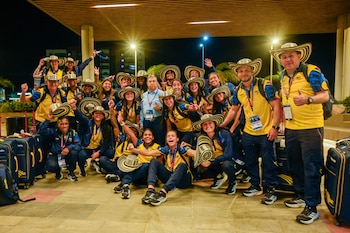 La selección Colombia fue subcampeona del torneo de fútbol femenino de los Juegos Centroamericanos y del Caribe en 2014 - crédito Federación Colombiana de Fútbol