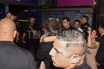 El abrazo de Milei con