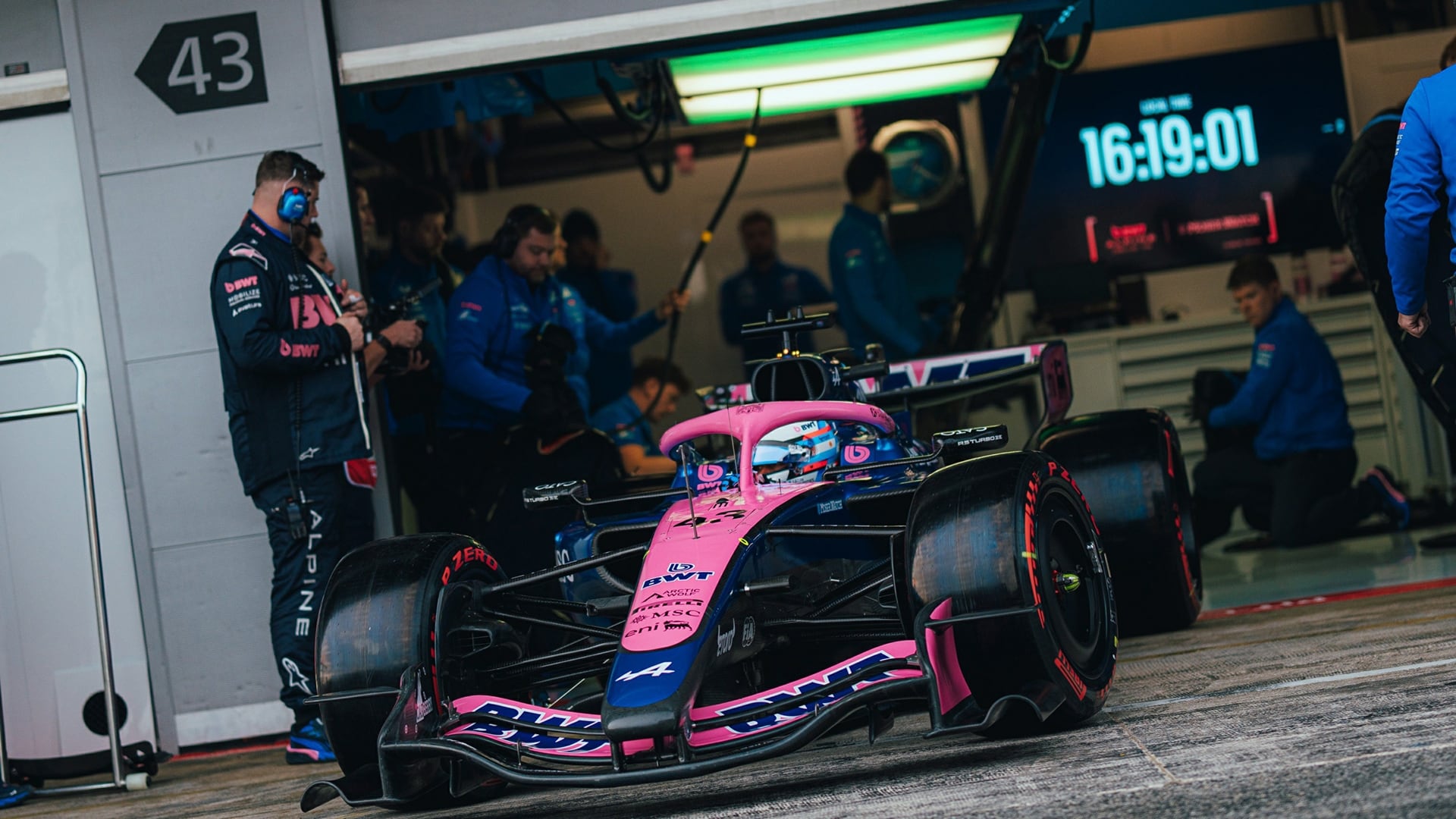 Franco Colapinto ya giró durante los tests privados de Barcelona (Foto: @AlpineF1Team)