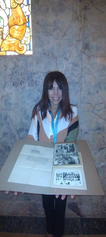 Miriam Roxana Margarit con los