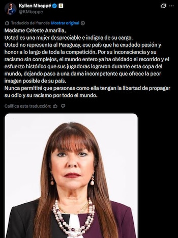 El descargo de Mbappé