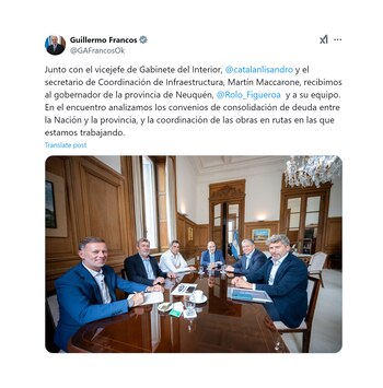 Gobierno y provincia de Neuquén